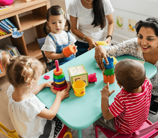 Child-led learning at Quokka Kids preschool in Beaver Dam, WI