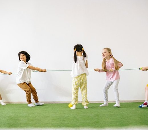 Children engaging in a craft activity at Quokka Kids in Beaver Dam.