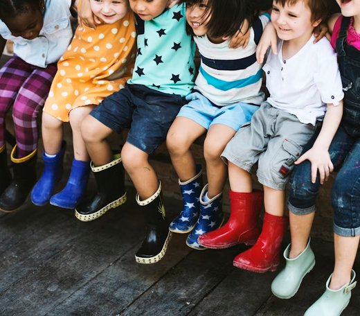 Young children building social skills through guided play at Quokka Kids